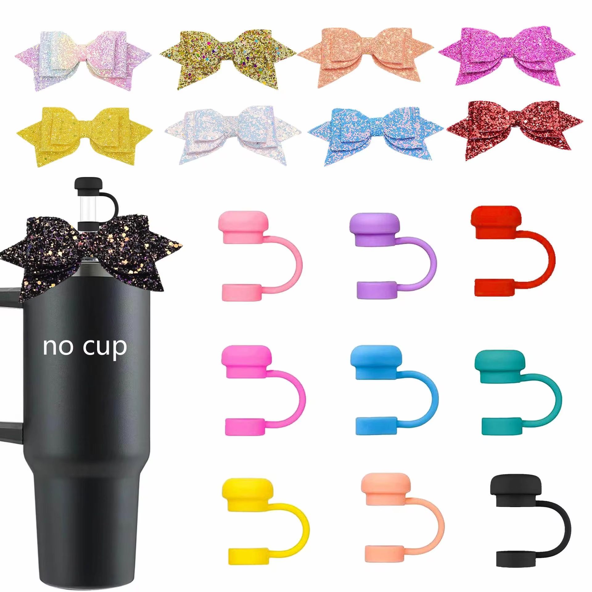 Food Zinc - Solid Color Food-Grade Silicone Straw Sleeve