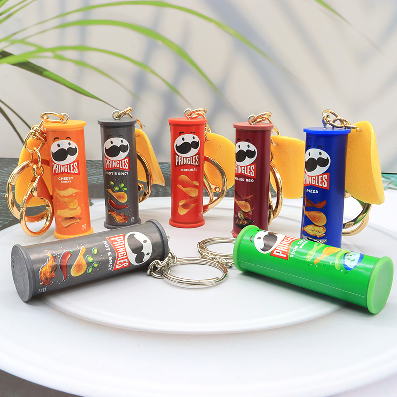 Food Zinc - Creative Potato Chip Keychain - Realistic