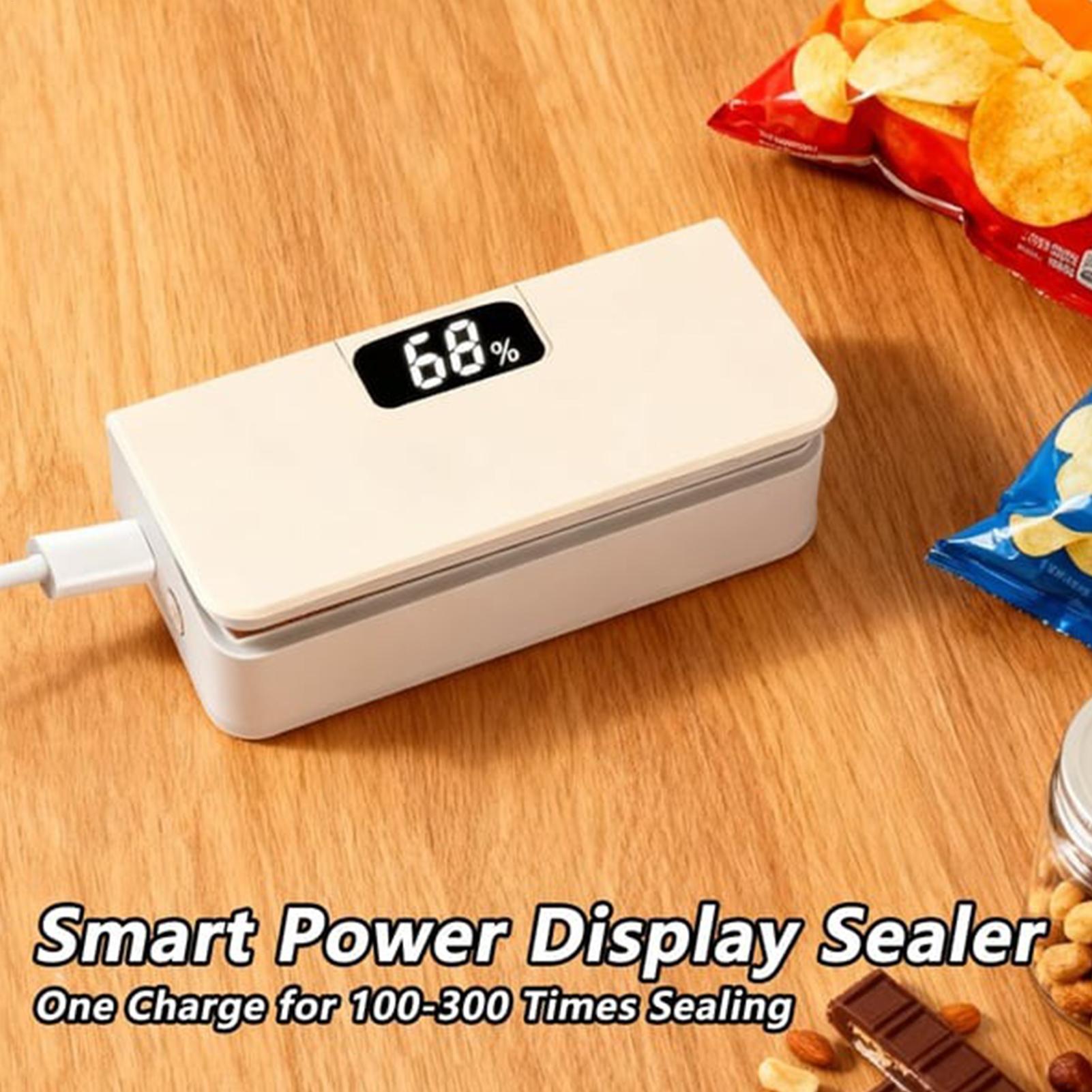 Food Snacks Chips - Mini Sealer 6-Mode Rechargeable Magnetic with