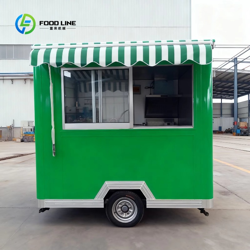 Food Snacks Chips - Customized Sell towable fiberglass mobile food