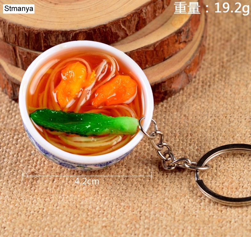 New Simulation Food Key Chains - Food Zinc 评论和价格