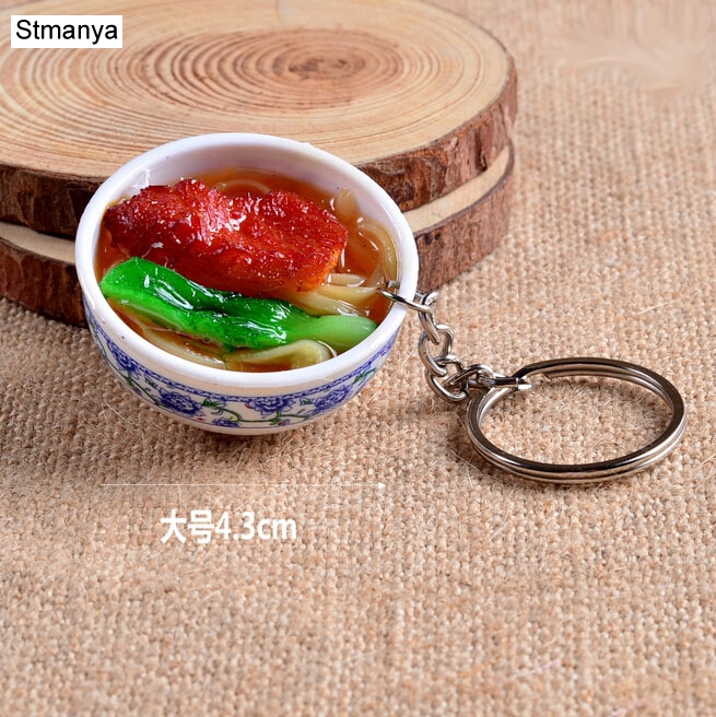 New Simulation Food Key Chains - Food Zinc 评论和价格