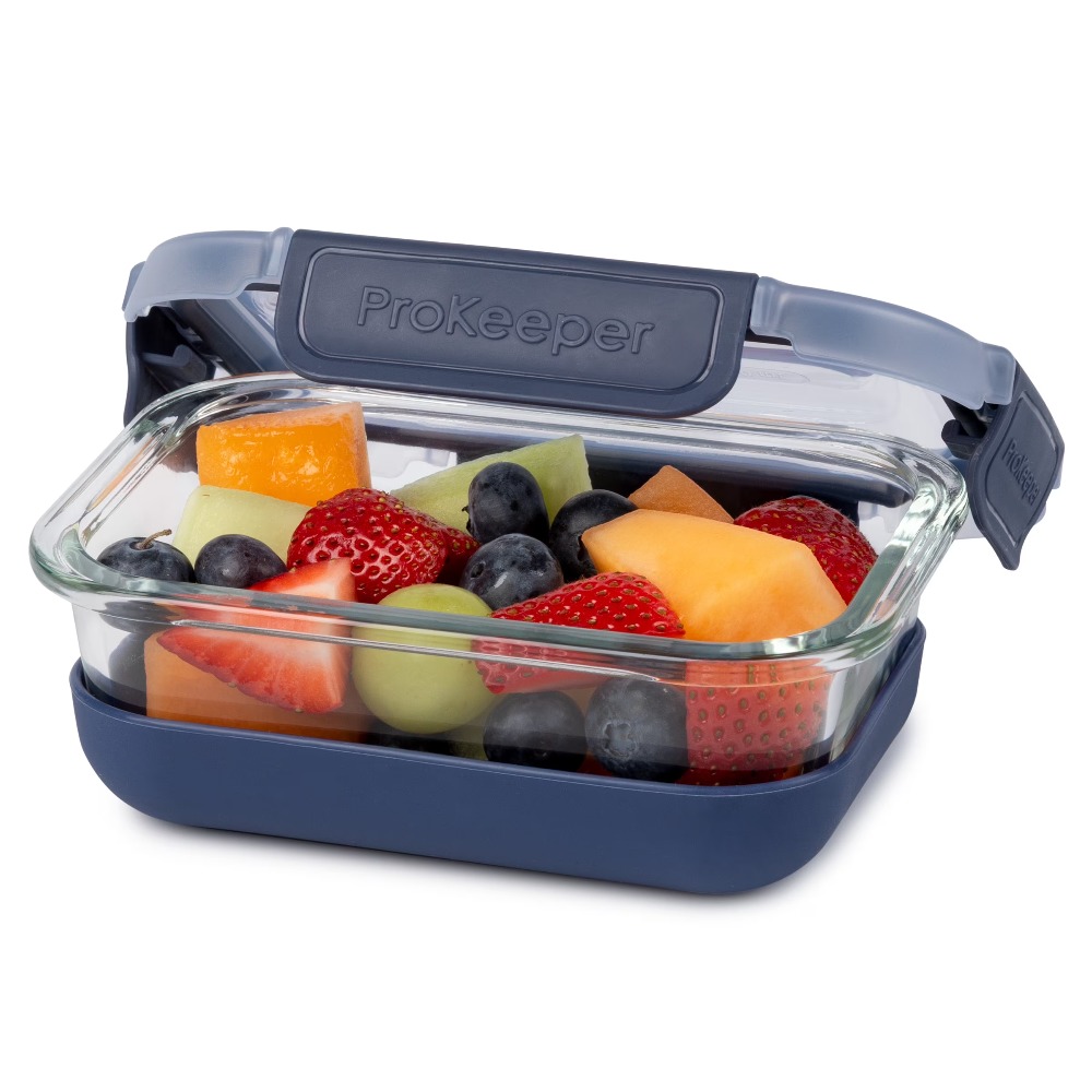 2 Pack 1.6 Cup Glass Food Stor - Food Packed Snacks 评论和价格
