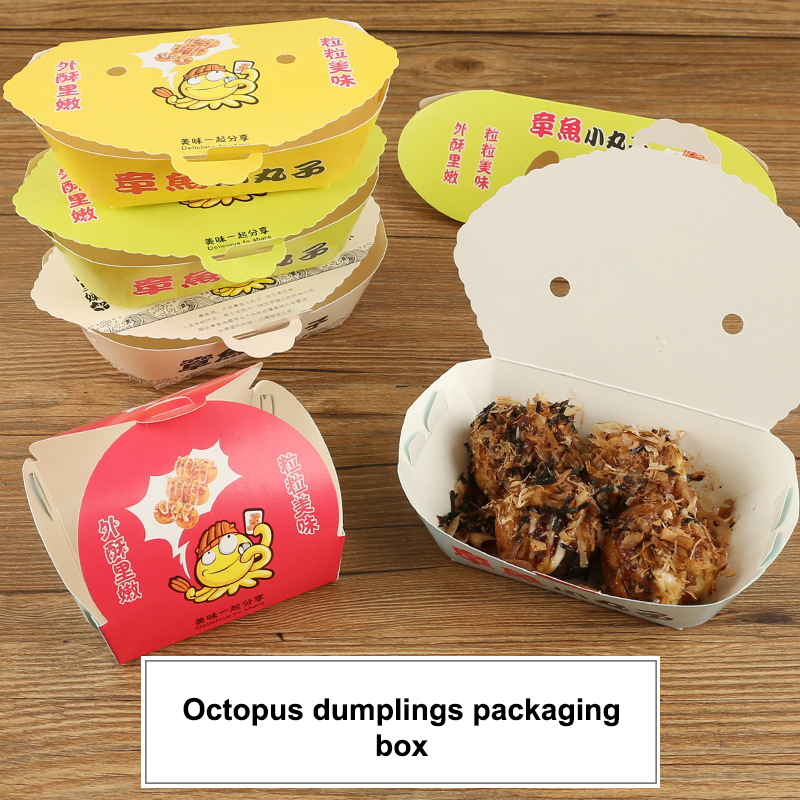 100Pcs Disposable Cartoon Octo - Food Packed Snacks 评论和价格