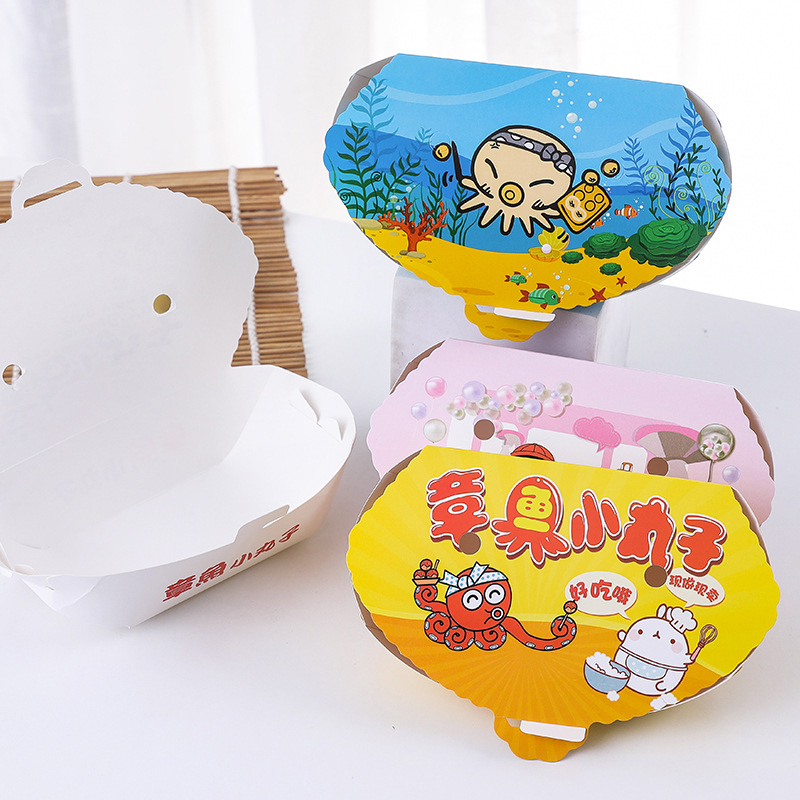 100Pcs Disposable Cartoon Octo - Food Packed Snacks 评论和价格