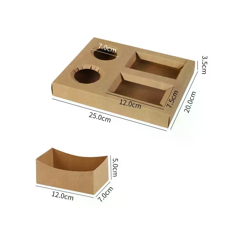 10 Pcs Kraft Paper Picnic Spri - Food Packed Snacks 评论和价格