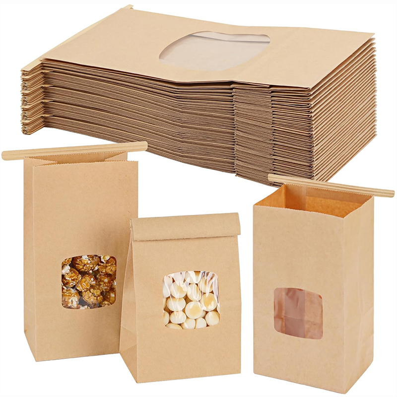 10Pcs Bakery Bags, Window Seal - Food Day Snacks 评论和价格