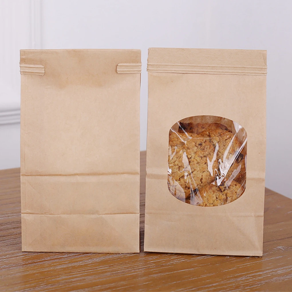 10Pcs Bakery Bags, Window Seal - Food Day Snacks 评论和价格