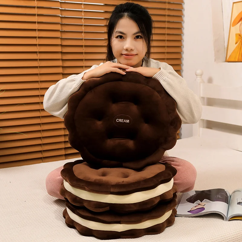 42cm Plush Sandwich Biscuit Pi - Food Snacks Gifts 评论和价格