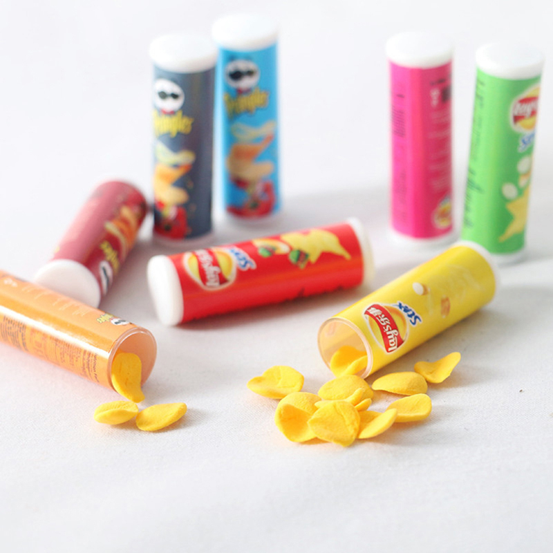 VP 4pcs/set Miniature Items 1: - Food Snacks Chips 评论和价格