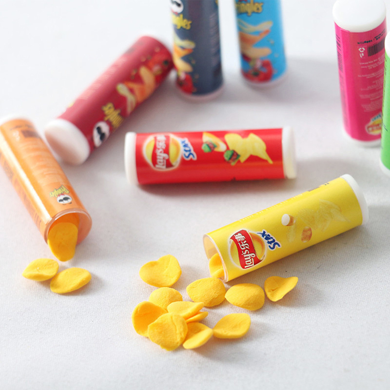 VP 4pcs/set Miniature Items 1: - Food Snacks Chips 评论和价格
