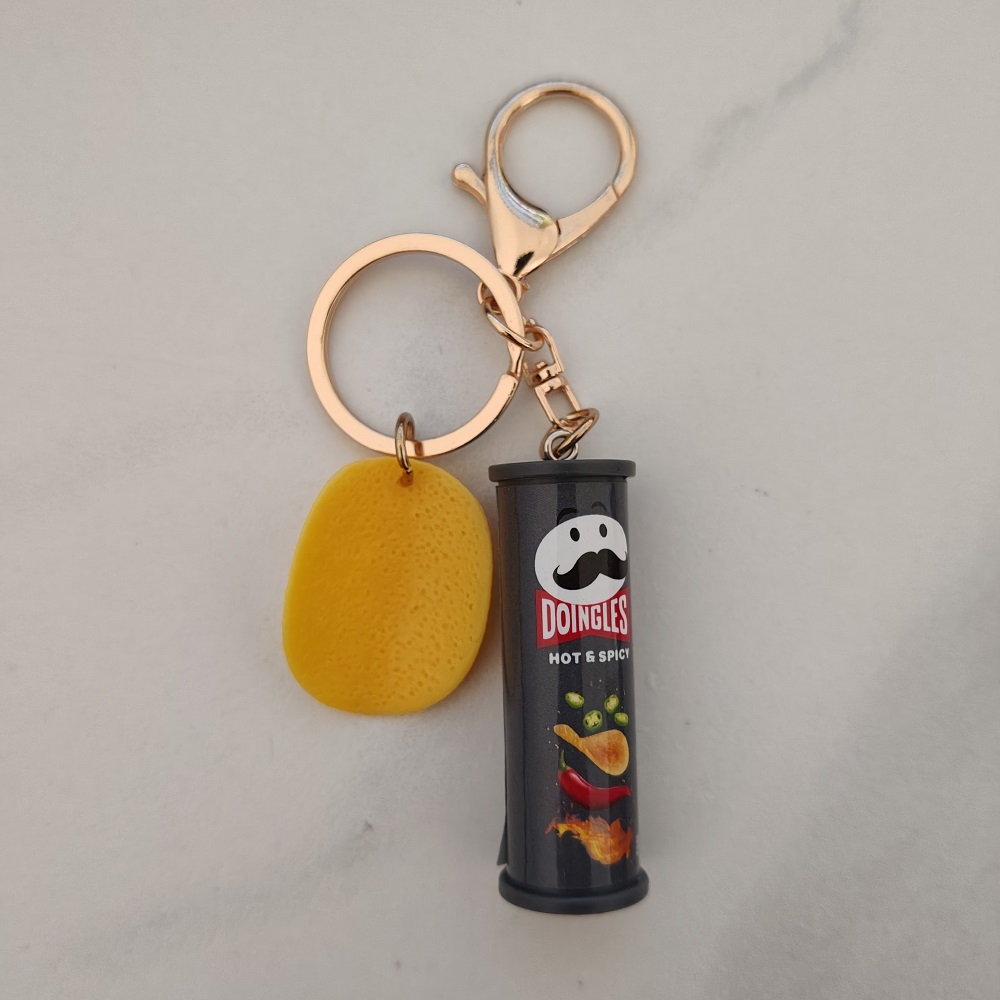 Creative Potato Chip Keychain  - Food Zinc 评论和价格