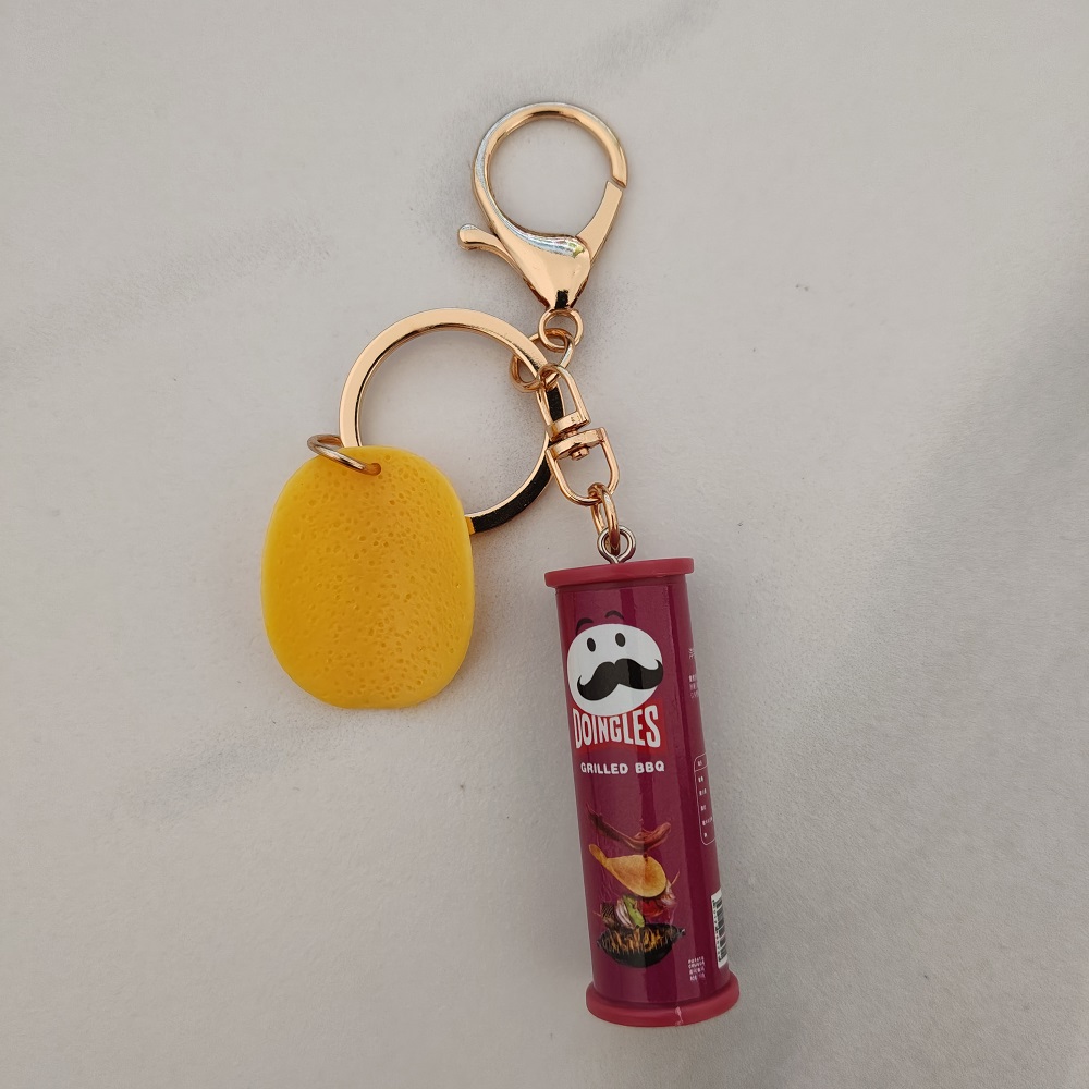 Creative Potato Chip Keychain  - Food Zinc 评论和价格