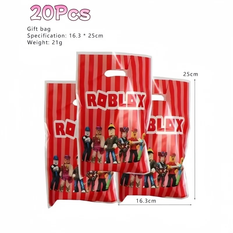 Cartoon 20Pcs Roblox Gift Bags - Spicy Food Snacks 评论和价格