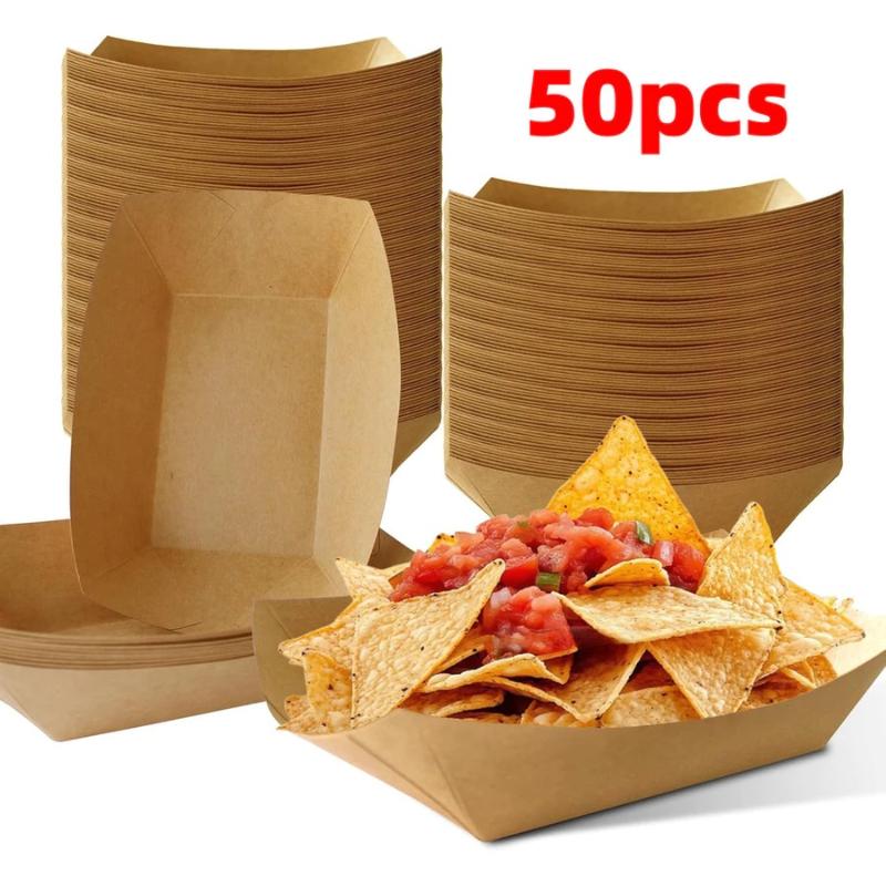 Disposable Kraft Paper Hotdog  - Food Packed Snacks 评论和价格