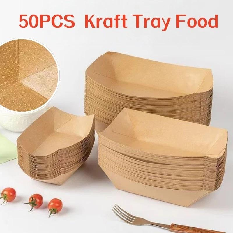 Disposable Kraft Paper Hotdog  - Food Packed Snacks 评论和价格