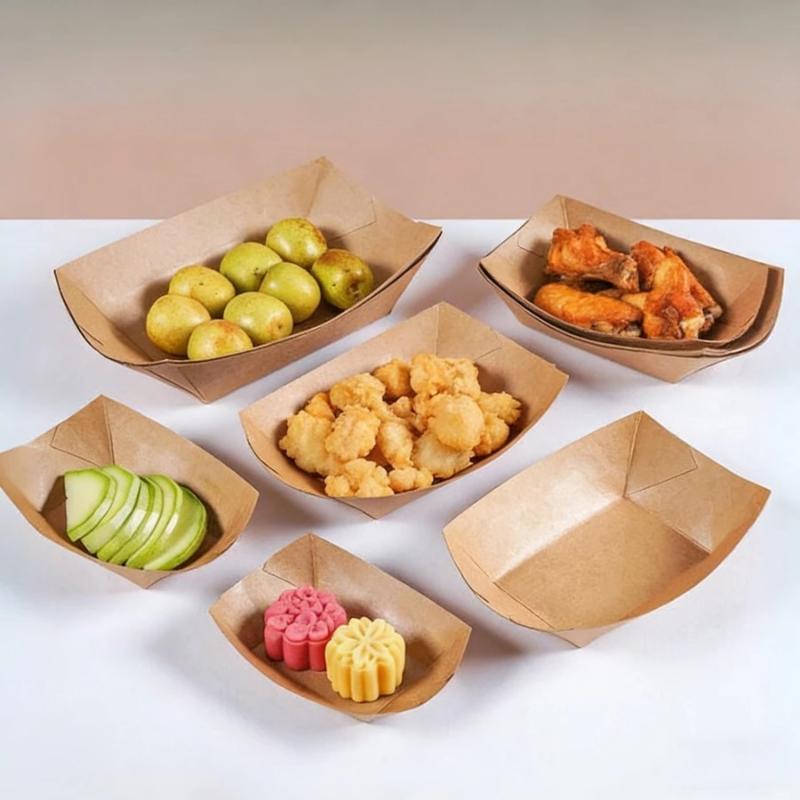 Disposable Kraft Paper Hotdog  - Food Packed Snacks 评论和价格