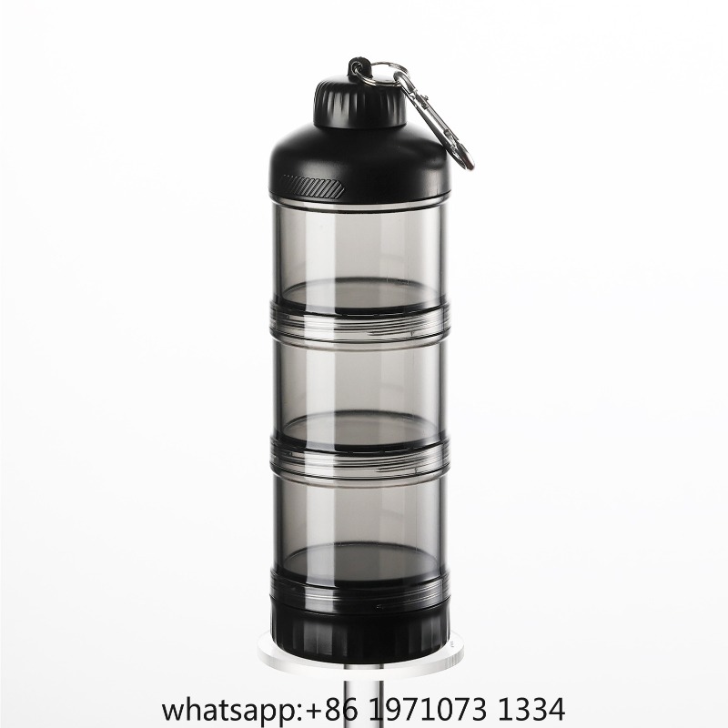 Portable 3-Layer Powder Dispen - Food Protein Snacks 评论和价格