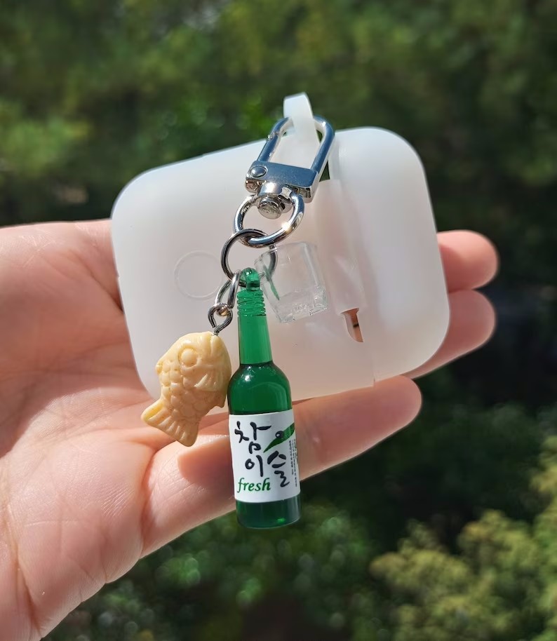 street food keychain Soju bott - Food Zinc 评论和价格