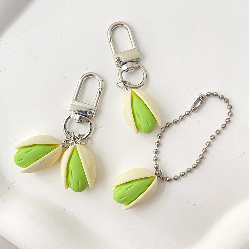 Pistachio Keychain Creative Im - Food Zinc 评论和价格
