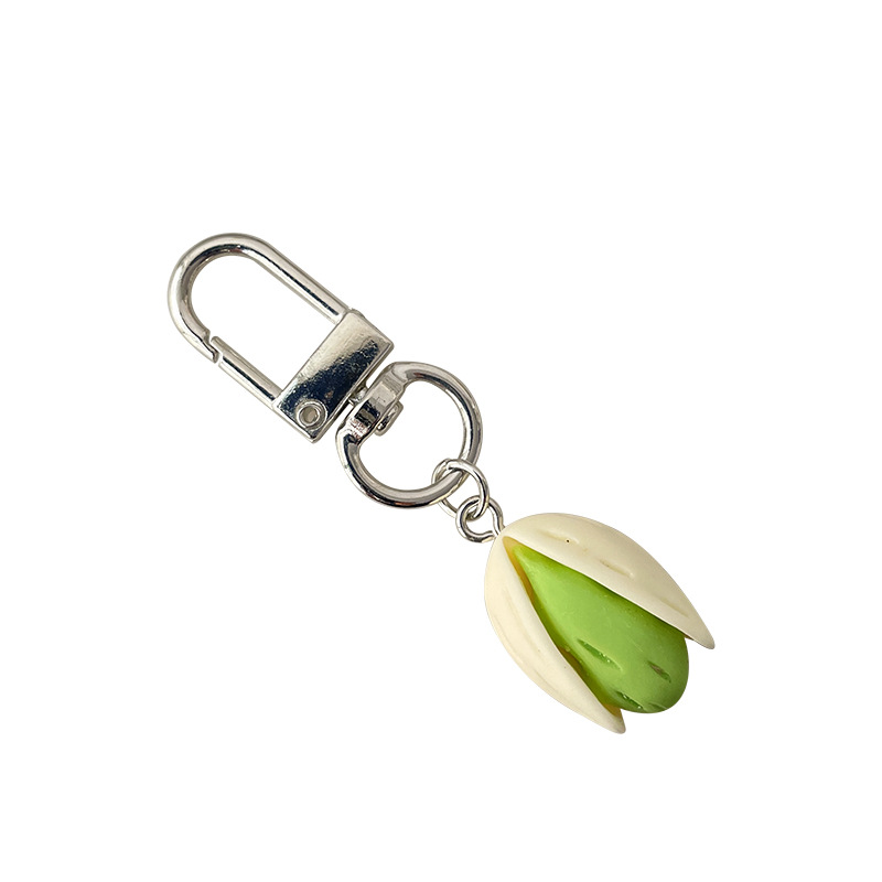 Pistachio Keychain Creative Im - Food Zinc 评论和价格