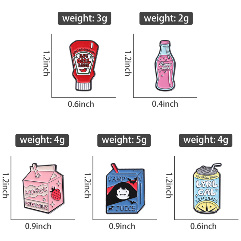Delicious Food Enamel Pins Cus - Food Zinc 评论和价格