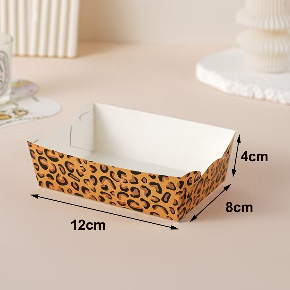 12-100pcs Leopard Print Dispos - Food Day Snacks 评论和价格