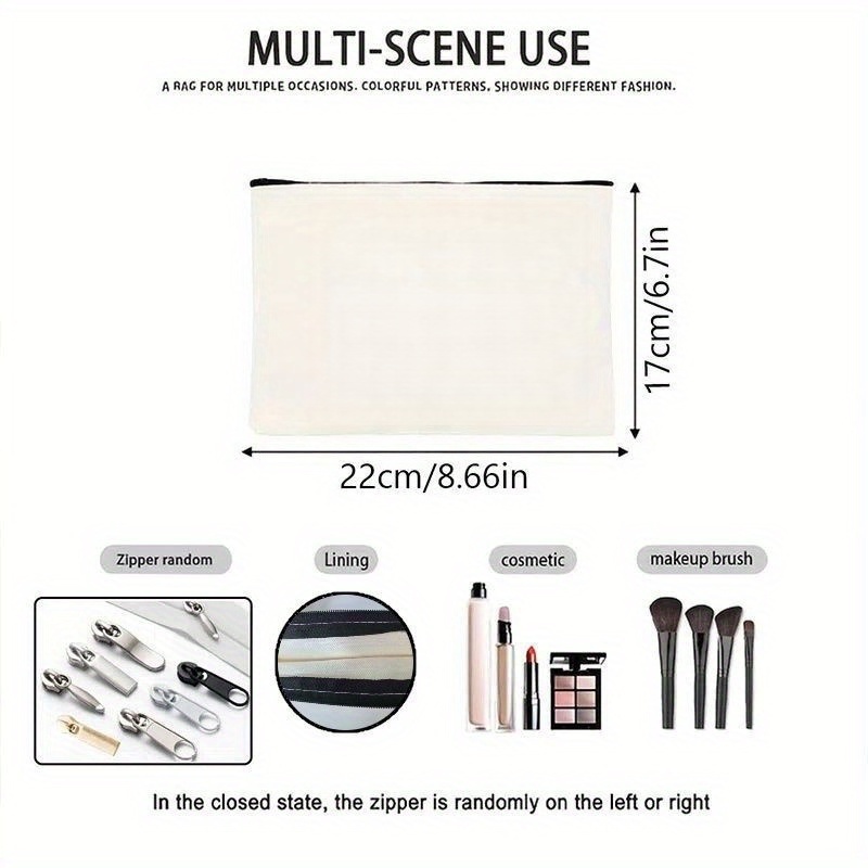 1PC Fun Travel Makeup Bag Mult - Food Snacks Gifts 评论和价格