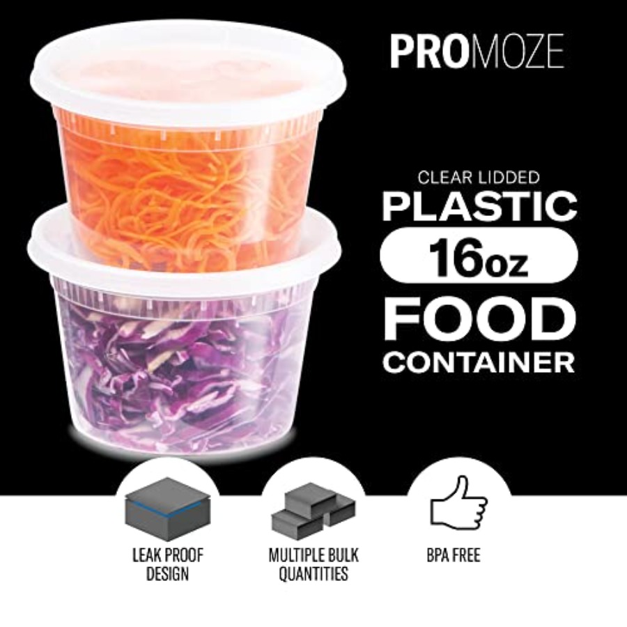 Plastic Deli Food Storage Cont - Food Packed Snacks 评论和价格