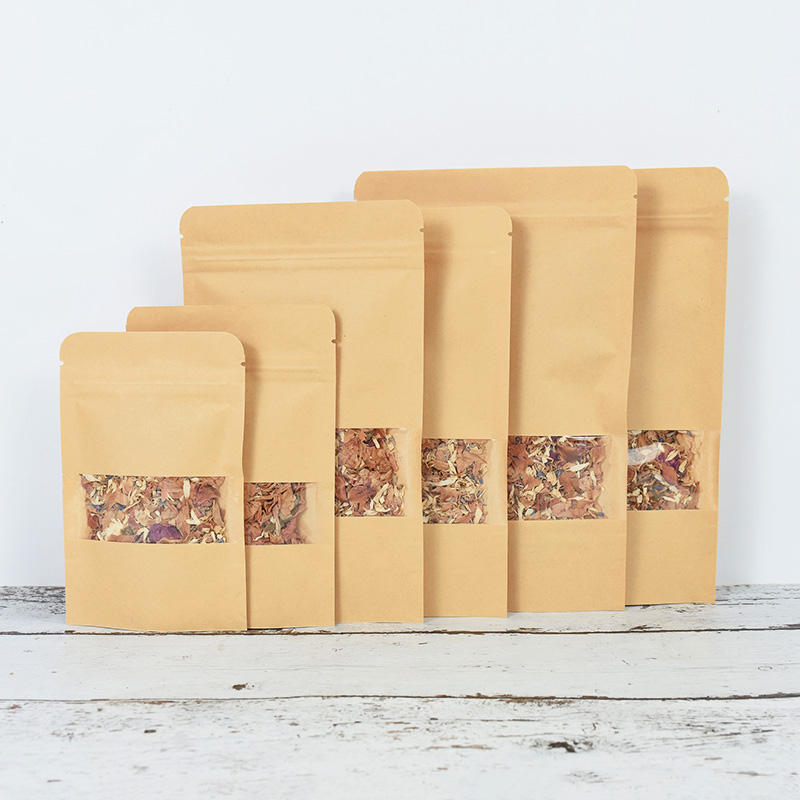 20/50pcs Kraft Paper Zip Lock  - Food Day Snacks 评论和价格