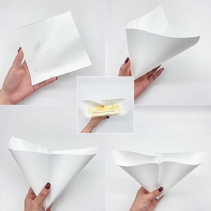 [New] 100 PCS Greaseproof Pape - Food Packed Snacks 评论和价格