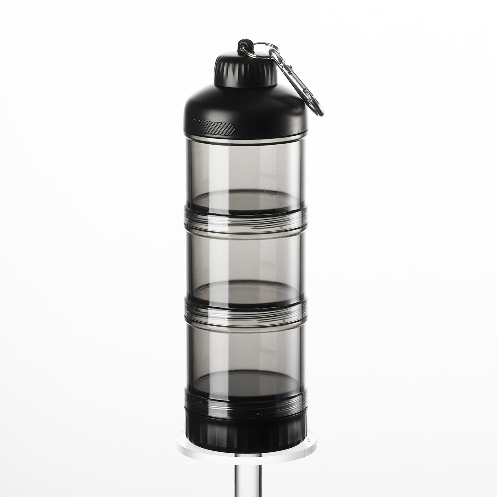 Portable 3-Layer Powder Dispen - Food Protein Snacks 评论和价格