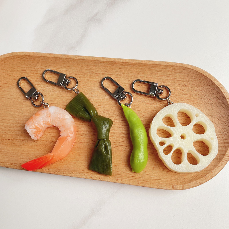 Simulation Food Keychain Brais - Food Zinc 评论和价格