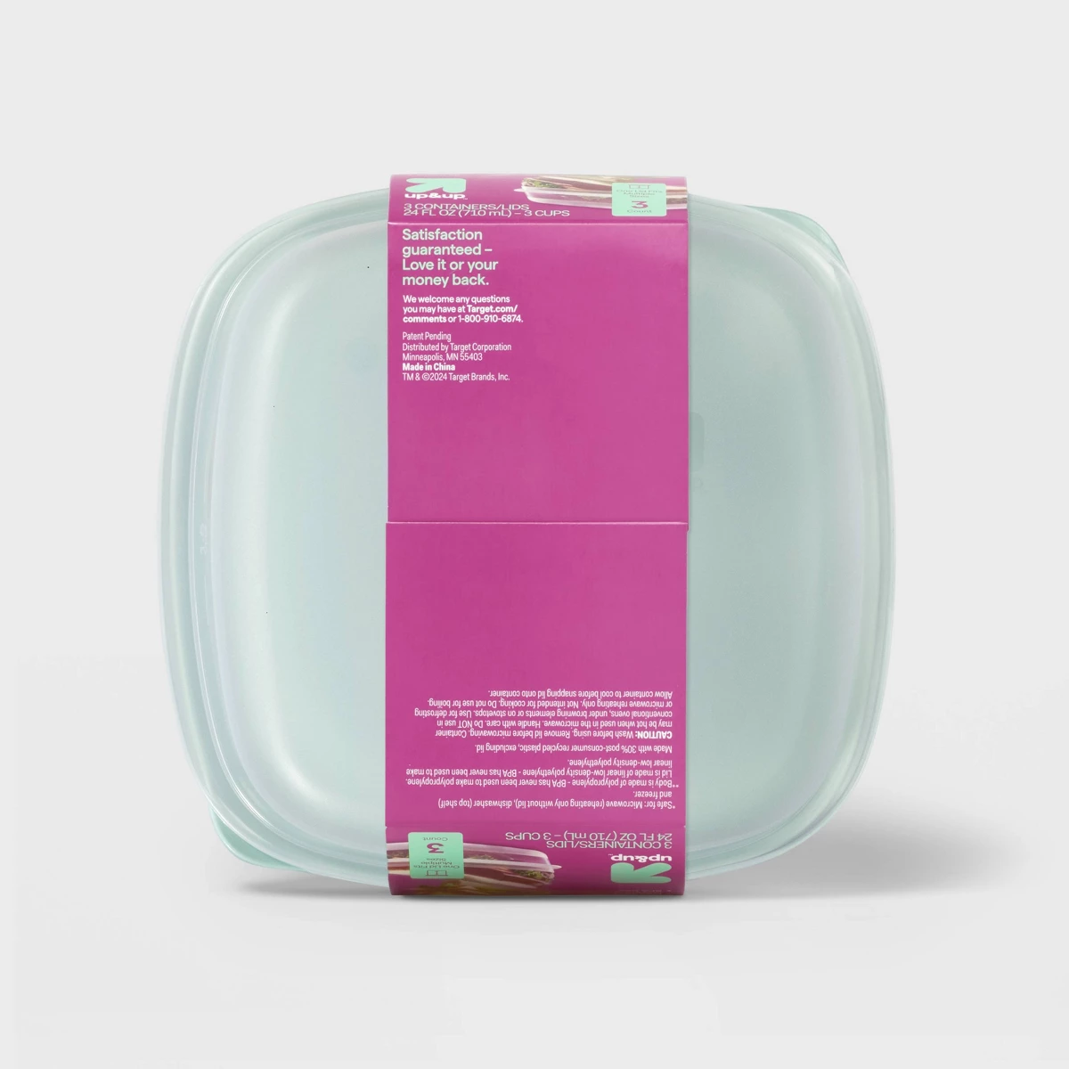2026 New 3 Pack 24oz Square Fo - Food Packed Snacks 评论和价格
